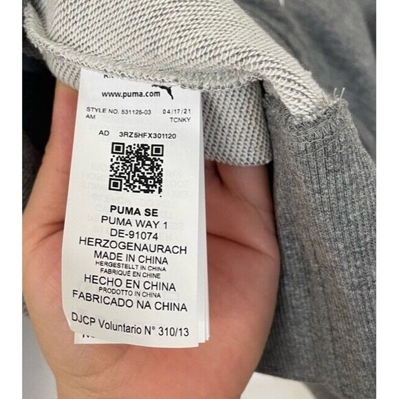 PUMA BMW Motorsport Street Oversized Hoodie Heathered Gray M1 Procar Large NEW - Picture 7 of 11